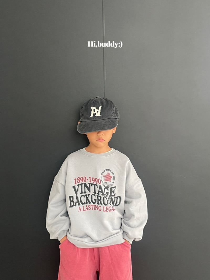 Hi buddy - Korean Children Fashion - #childrensboutique - Vintage Sweatshirt - 10