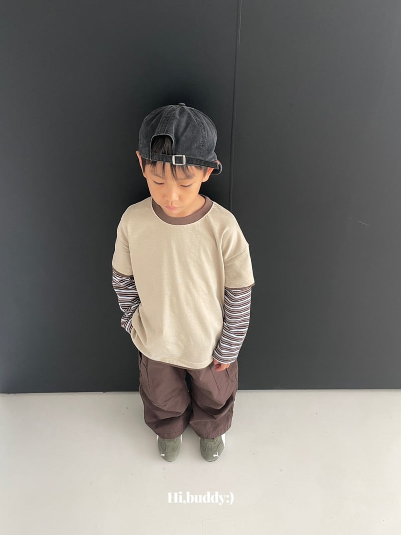 Hi buddy - Korean Children Fashion - #childofig - Three Combo Tee - 4