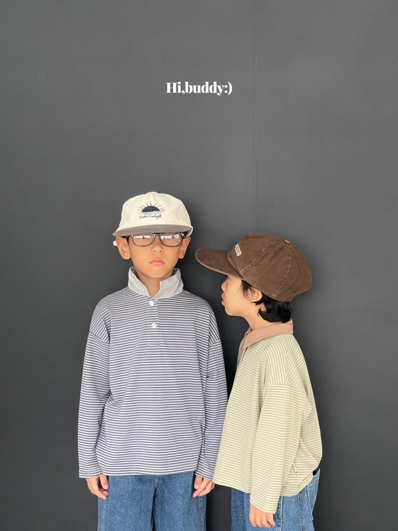 Hi buddy - Korean Children Fashion - #childrensboutique - Papa Collar Tee - 3