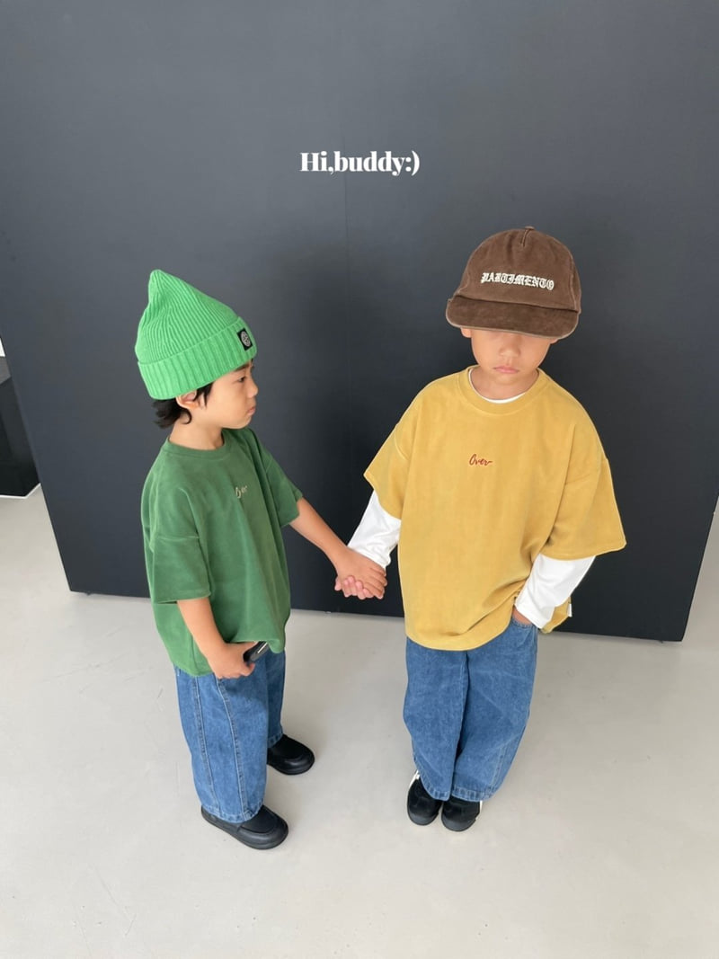 Hi buddy - Korean Children Fashion - #childrensboutique - Over Velvet Tee - 7