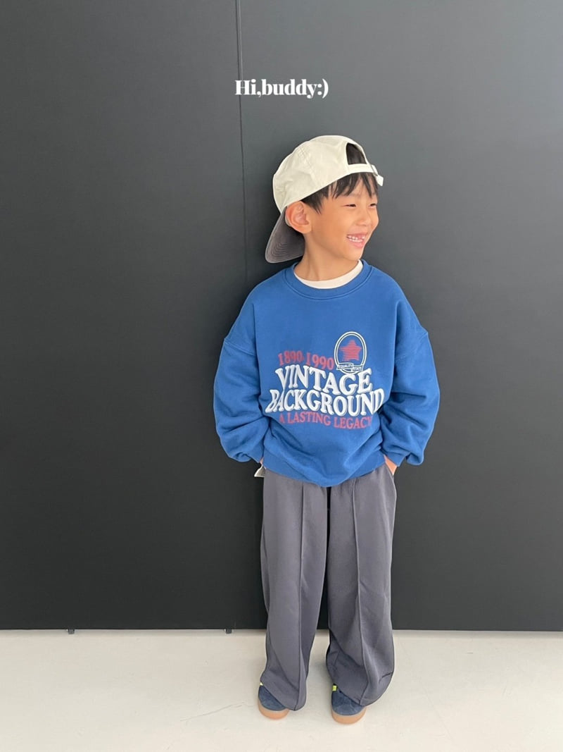 Hi buddy - Korean Children Fashion - #designkidswear - Vintage Sweatshirt - 11