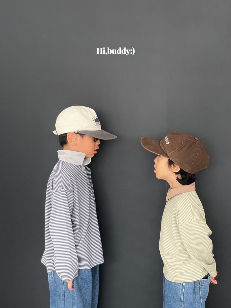 Hi buddy - Korean Children Fashion - #childrensboutique - Papa Collar Tee - 4