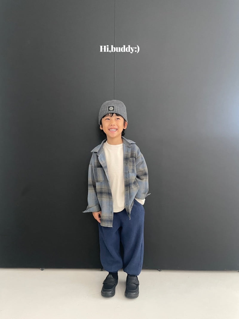 Hi buddy - Korean Children Fashion - #designkidswear - Embossed Ribbed Pants - 6
