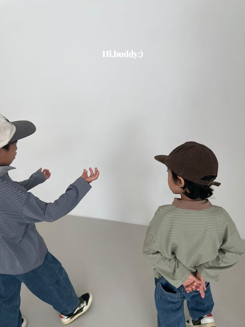 Hi buddy - Korean Children Fashion - #discoveringself - Papa Collar Tee - 5