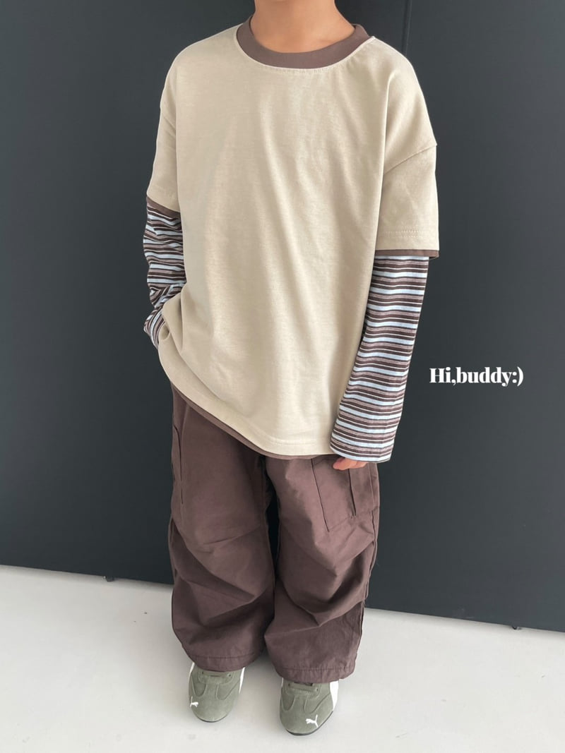Hi buddy - Korean Children Fashion - #fashionkids - Three Combo Tee - 7