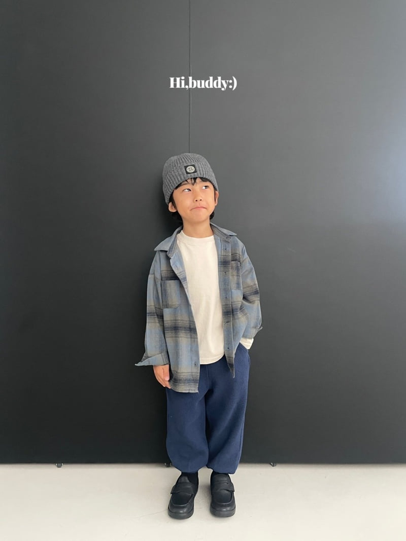 Hi buddy - Korean Children Fashion - #fashionkids - Embossed Ribbed Pants - 8