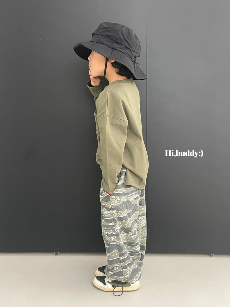 Hi buddy - Korean Children Fashion - #kidsshorts - Pocket Slit Tee - 6