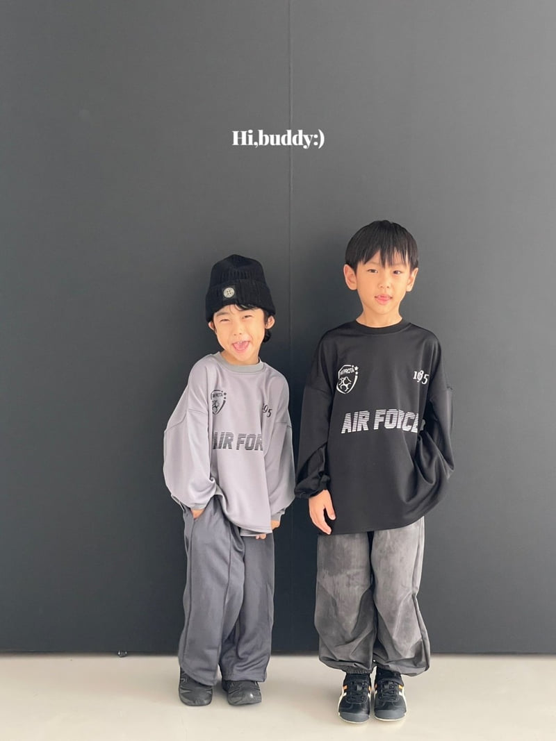 Hi buddy - Korean Children Fashion - #kidsshorts - Air Force Sweatshirt - 8