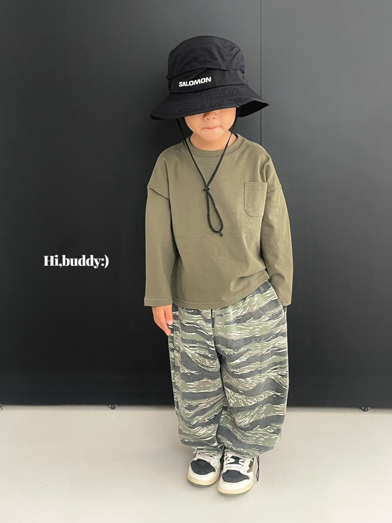 Hi buddy - Korean Children Fashion - #kidsstore - Pocket Slit Tee - 7