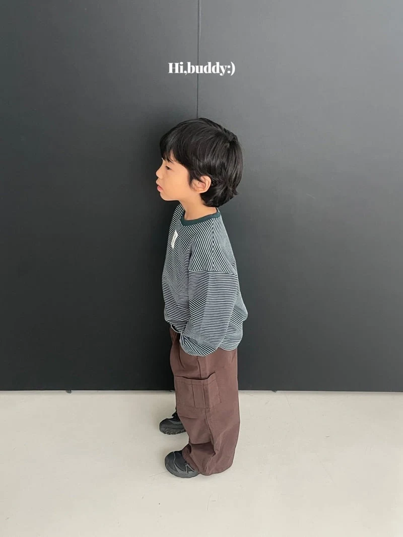 Hi buddy - Korean Children Fashion - #kidzfashiontrend - H Striped Tee - 11