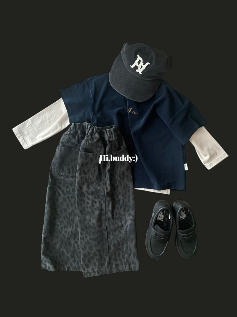 Hi buddy - Korean Children Fashion - #littlefashionista - Leopard Panel Pants - 3