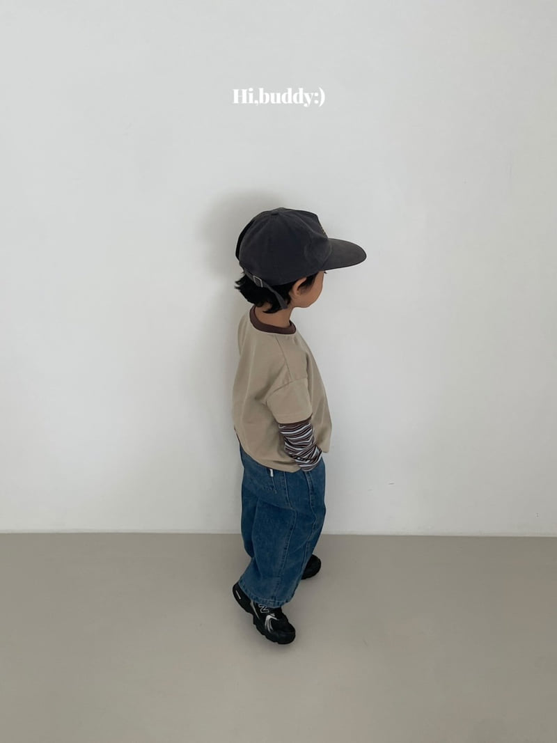 Hi buddy - Korean Children Fashion - #littlefashionista - Three Combo Tee - 12