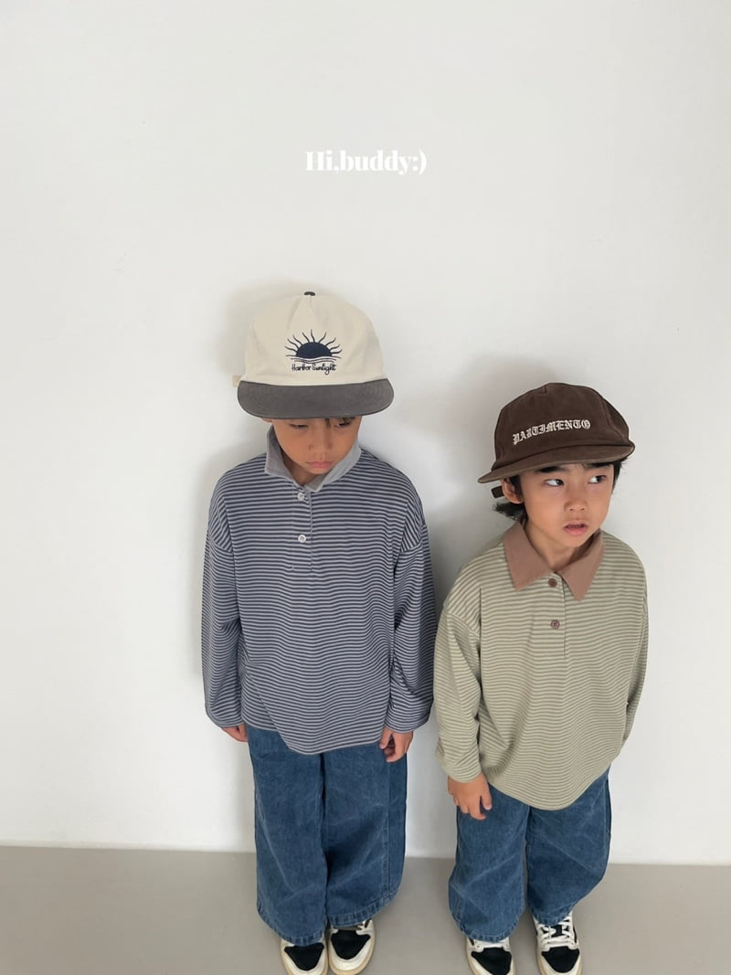 Hi buddy - Korean Children Fashion - #littlefashionista - Papa Collar Tee - 11