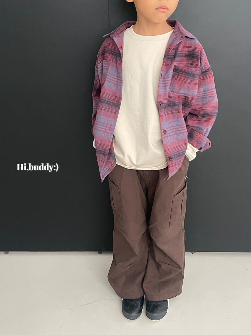 Hi buddy - Korean Children Fashion - #magicofchildhood - Two Pocket Check Shirt - 7