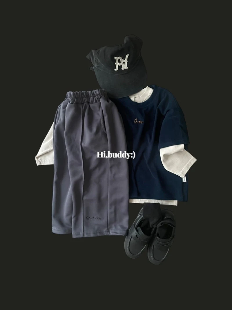 Hi buddy - Korean Children Fashion - #magicofchildhood - Over Velvet Tee - 2