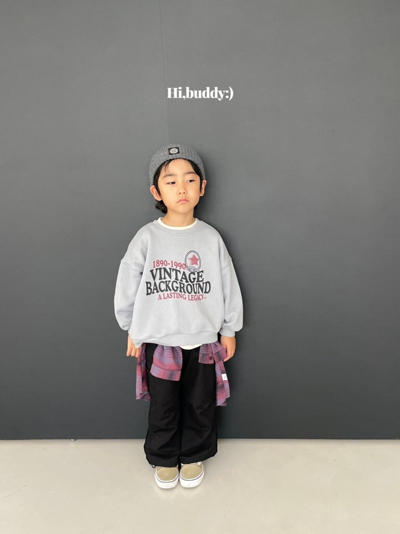 Hi buddy - Korean Children Fashion - #prettylittlegirls - Vintage Sweatshirt - 5
