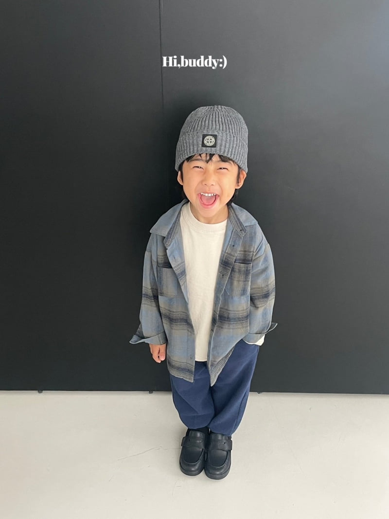 Hi buddy - Korean Children Fashion - #prettylittlegirls - Two Pocket Check Shirt - 9