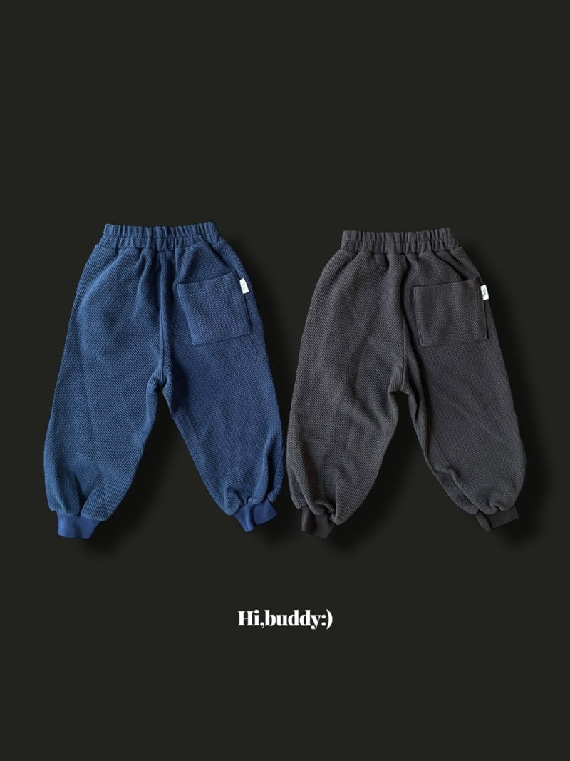 Hi buddy - Korean Children Fashion - #prettylittlegirls - Embossed Ribbed Pants - 2