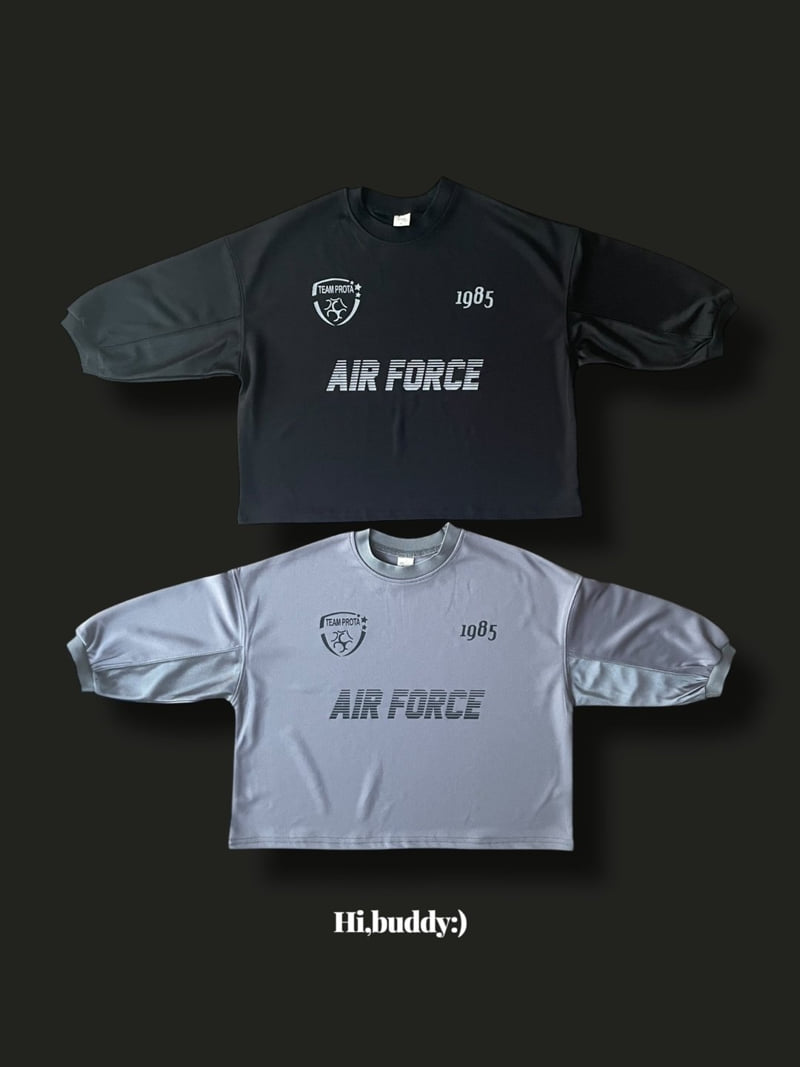 Hi buddy - Korean Children Fashion - #prettylittlegirls - Air Force Sweatshirt