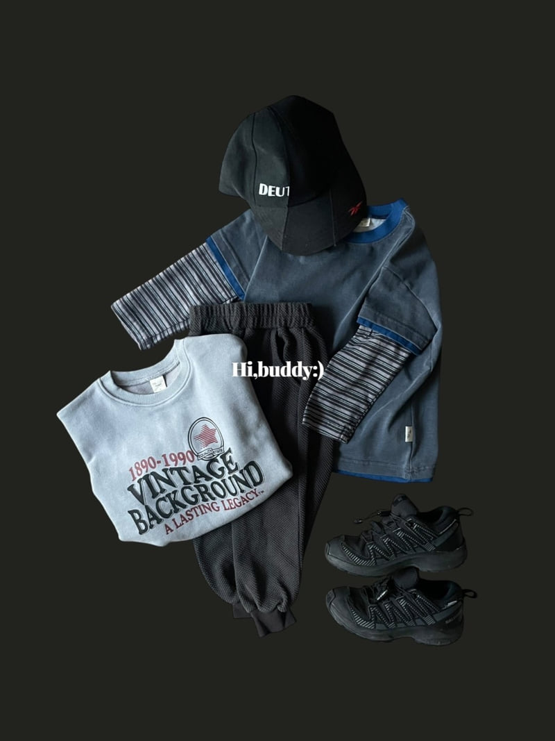 Hi buddy - Korean Children Fashion - #stylishchildhood - Three Combo Tee - 2