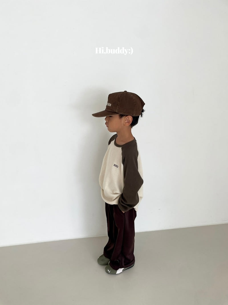 Hi buddy - Korean Children Fashion - #toddlerclothing - Butter Waffle Tee - 6