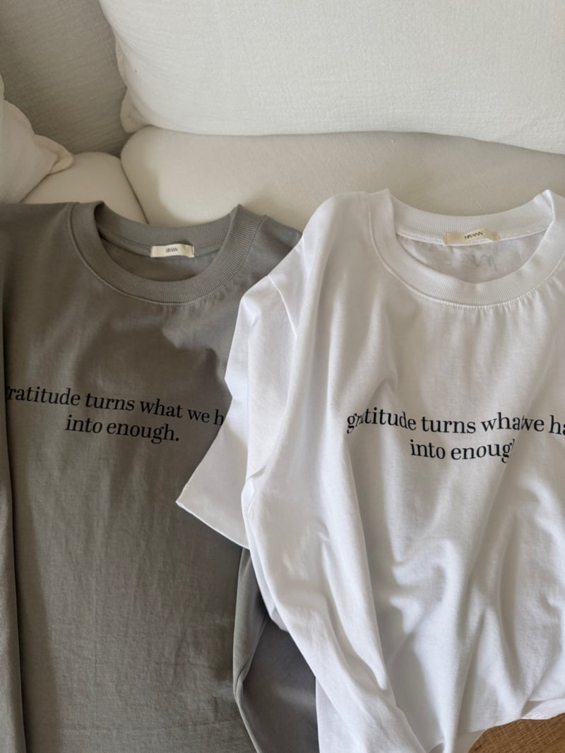 Hiyann - Korean Women Fashion - #momslook - Merci Tee - 10