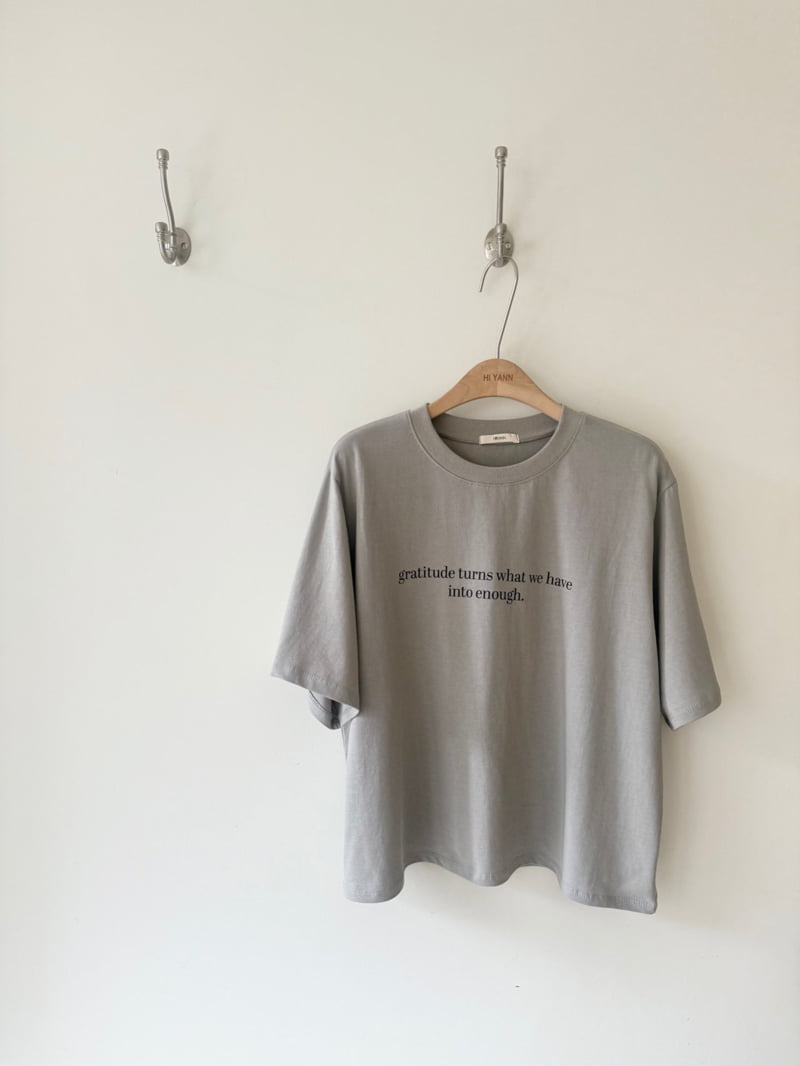Hiyann - Korean Women Fashion - #momslook - Merci Tee - 6