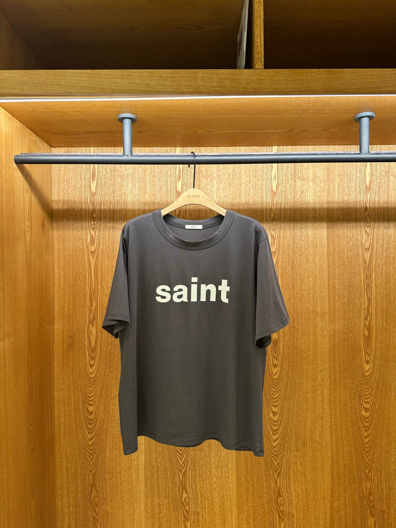 Hiyann - Korean Women Fashion - #momslook - Saint Tee - 5