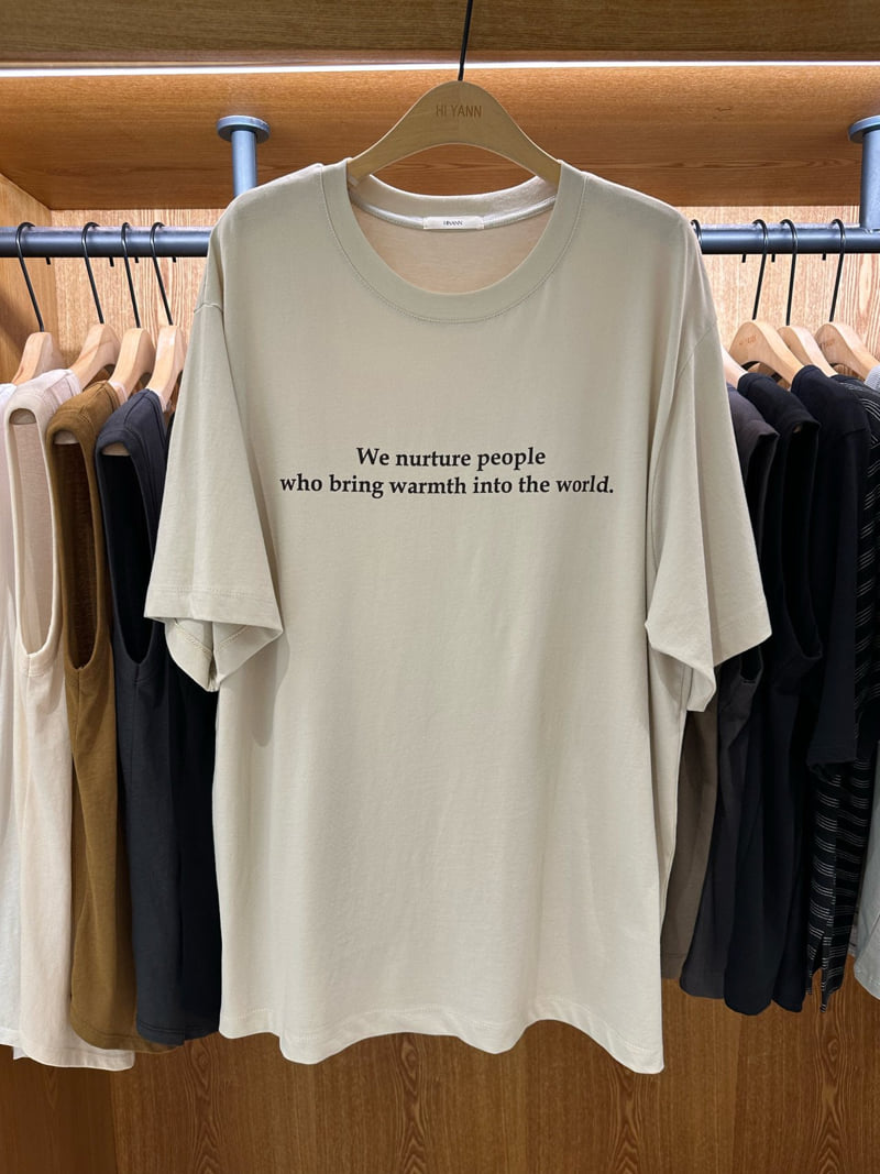 Hiyann - Korean Women Fashion - #momslook - Acne World Tee - 3