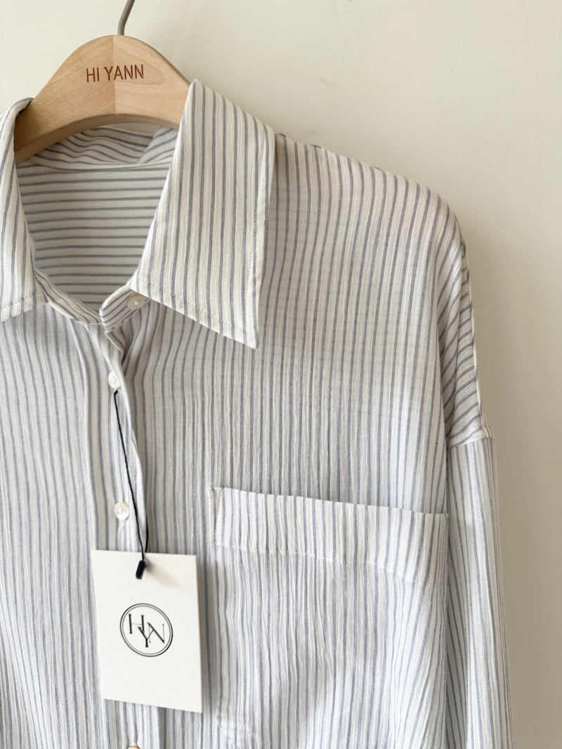 Hiyann - Korean Women Fashion - #restrostyle - Unbalanced ST Shirt - 2