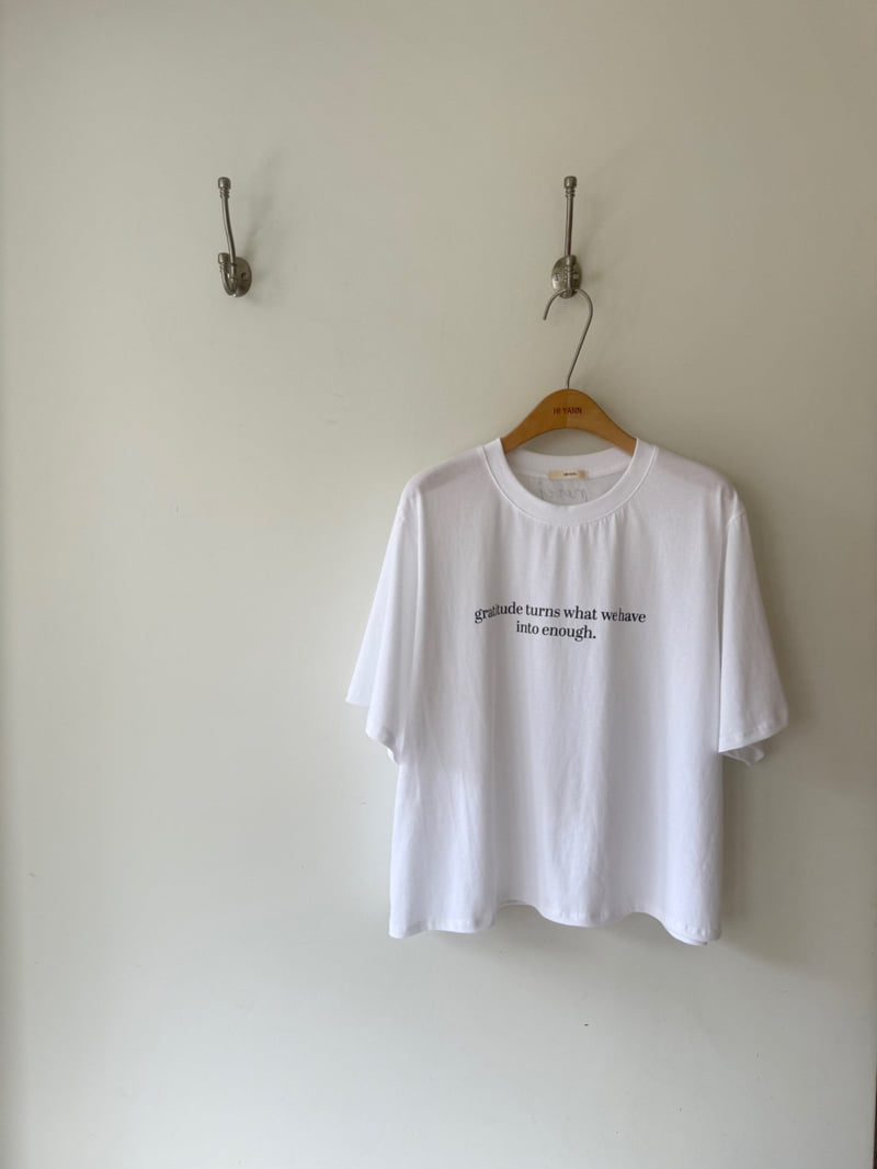 Hiyann - Korean Women Fashion - #shopsmall - Merci Tee - 3