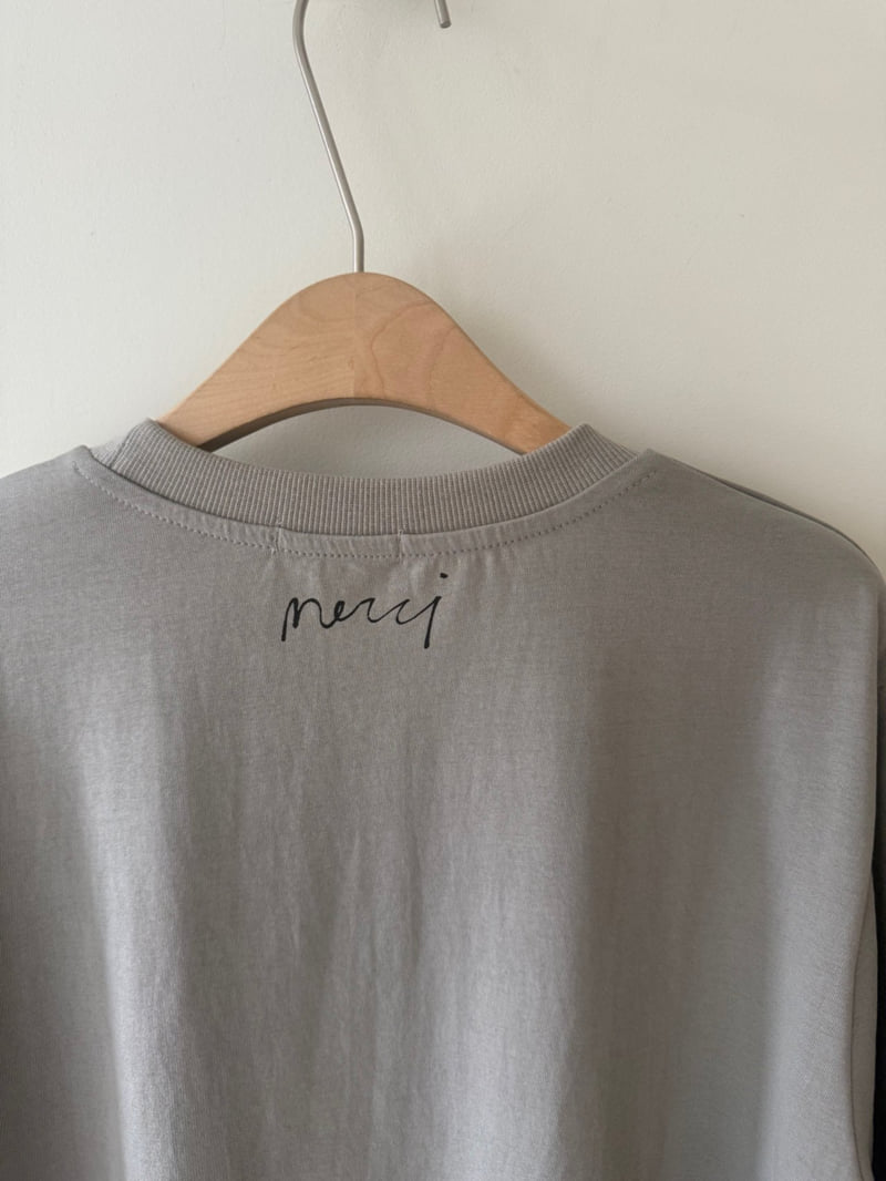 Hiyann - Korean Women Fashion - #womensfashion - Merci Tee - 7