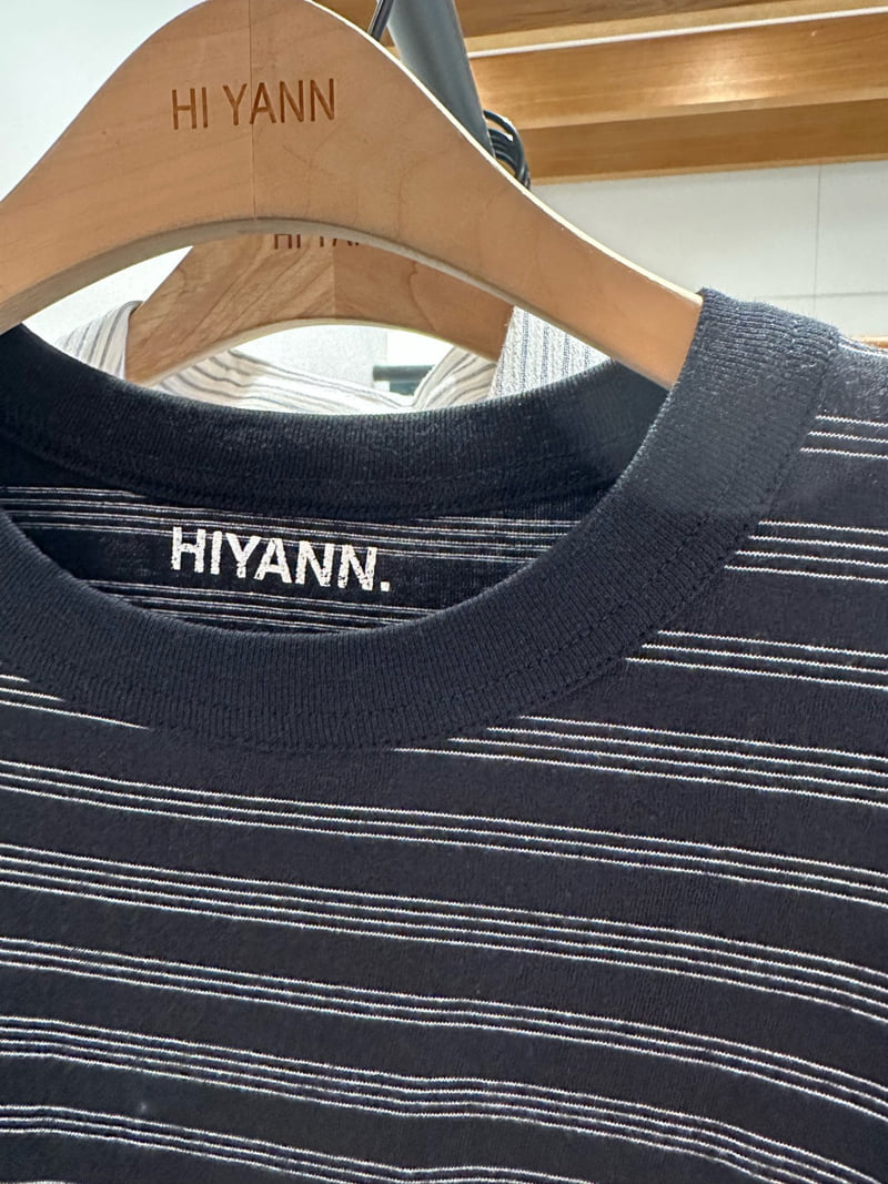 Hiyann - Korean Women Fashion - #womensfashion - 3-Stripe Stripe Tee - 5