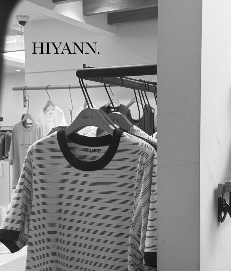 Hiyann - Korean Women Fashion - #womensfashion - Triple Stripe Tee - 6