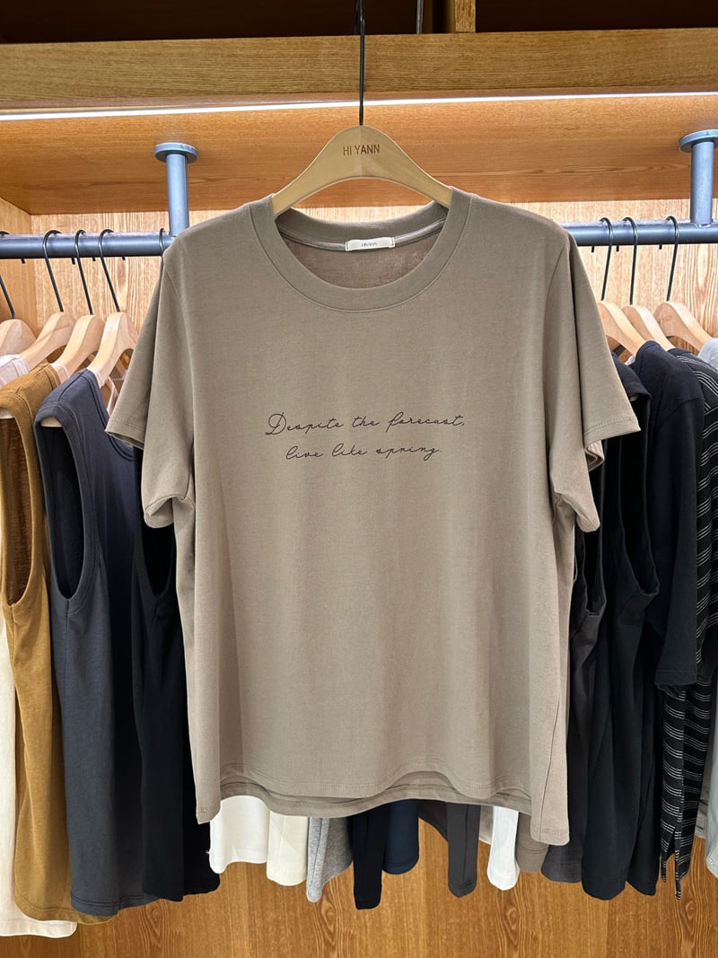 Hiyann - Korean Women Fashion - #womensfashion - Despite Tee - 3