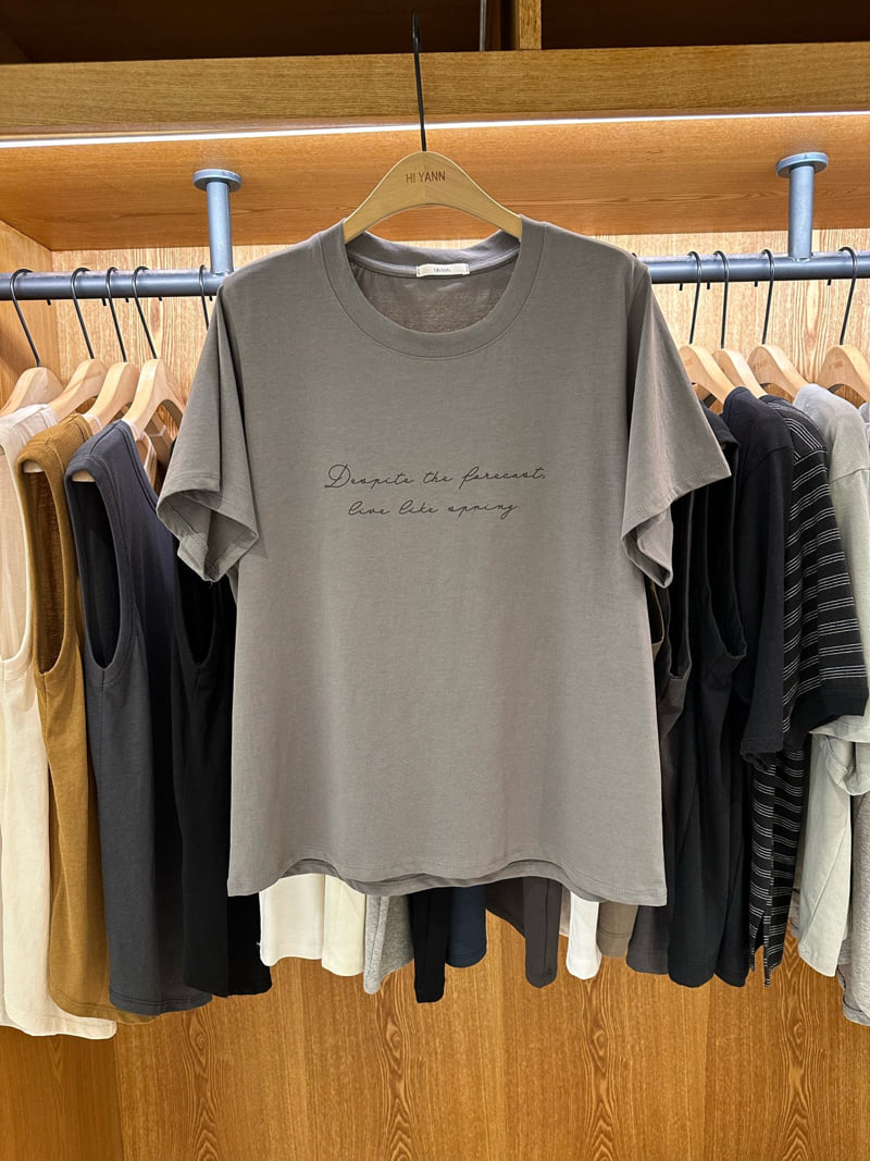 Hiyann - Korean Women Fashion - #womensfashion - Despite Tee - 5