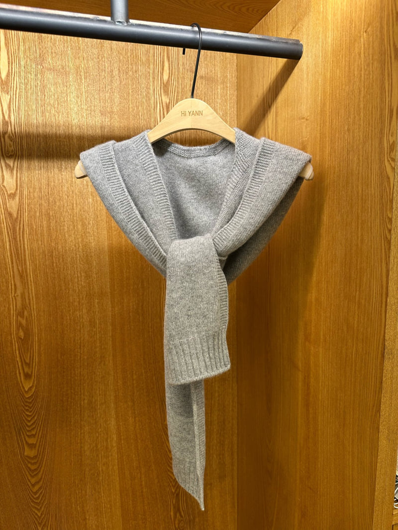 Hiyann - Korean Women Fashion - #womensfashion - Cashmere Hood Muffler - 6