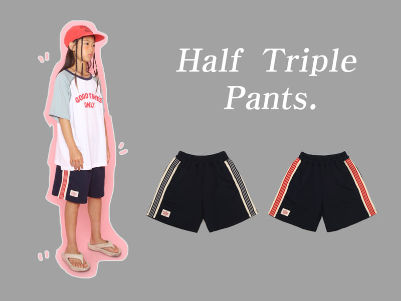 Jenny Basic - Korean Children Fashion - #prettylittlegirls - Half Triple Pants