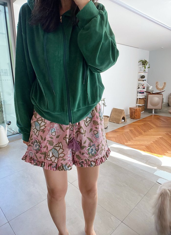 Lagrass - Korean Women Fashion - #momslook - Sweet Terry Zip-up - 7