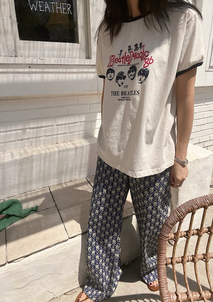 Lagrass - Korean Women Fashion - #womensfashion - Face Tee - 4