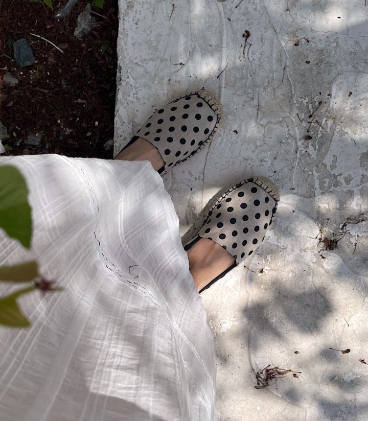 Lagrass - Korean Women Fashion - #momslook - Dot Espadrille