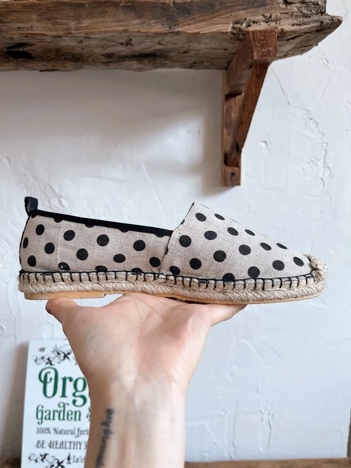 Lagrass - Korean Women Fashion - #momslook - Dot Espadrille - 3