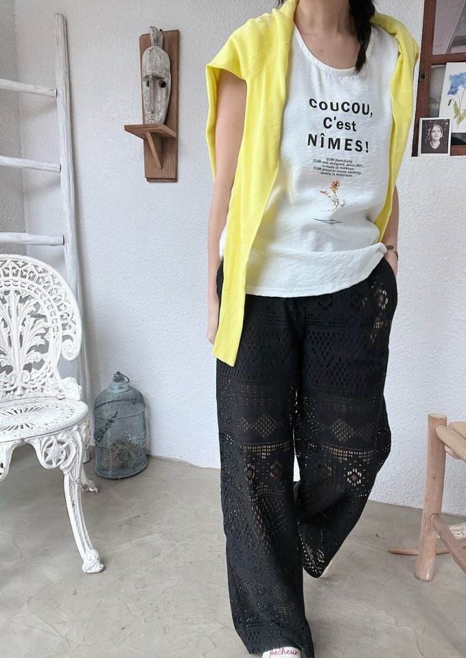 Lagrass - Korean Women Fashion - #momslook - Flower Sleeveless - 3