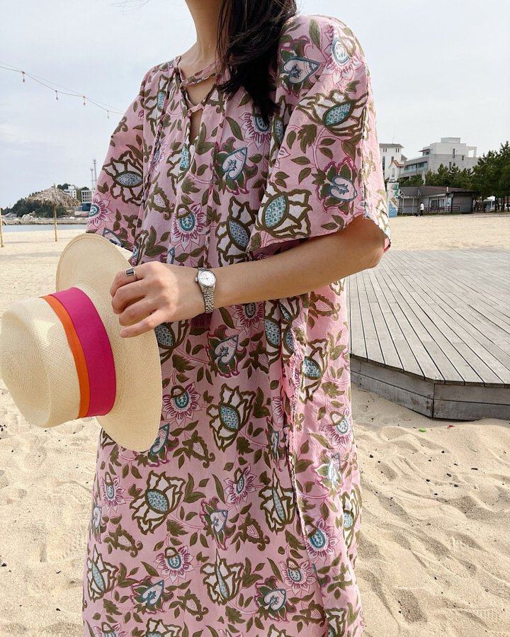 Lagrass - Korean Women Fashion - #momslook - Monie One-piece (hand-block) - 10