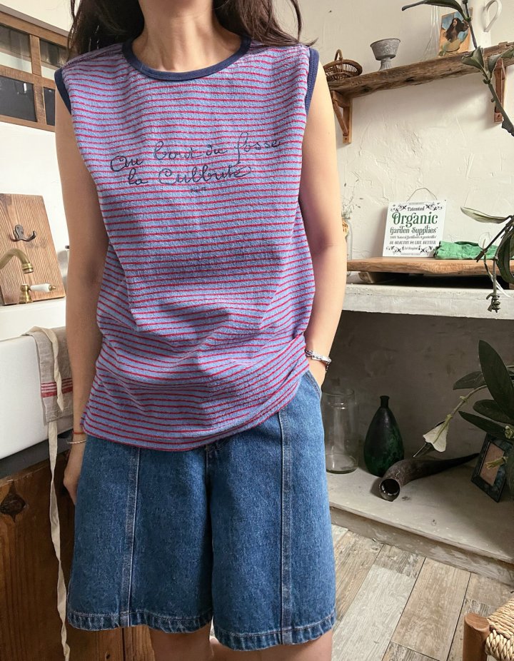 Lagrass - Korean Women Fashion - #momslook - Terry ST Sleeveless - 11