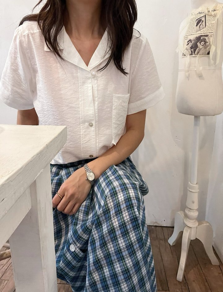 Lagrass - Korean Women Fashion - #momslook - Plain Shirt - 5