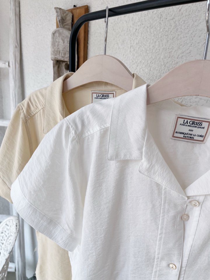 Lagrass - Korean Women Fashion - #momslook - Plain Shirt - 7
