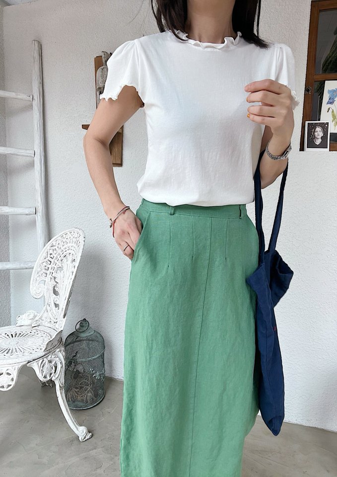 Lagrass - Korean Women Fashion - #momslook - Blur Tee - 2