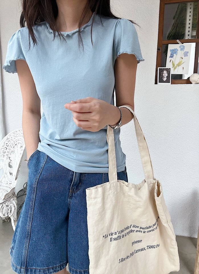 Lagrass - Korean Women Fashion - #womensfashion - Blur Tee - 4