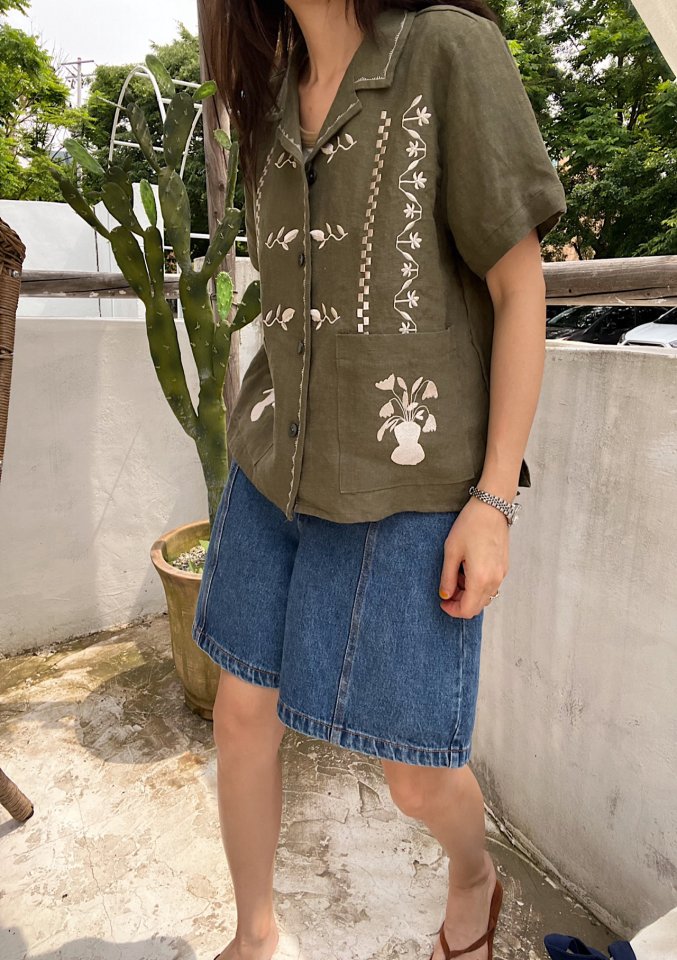 Lagrass - Korean Women Fashion - #momslook - Croc Shirt - 3